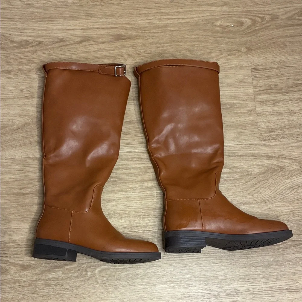 Brown Knee-High Women's Boots